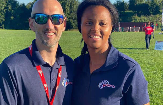 New owners prepare for the Grand Opening of their i9 Sports® franchise