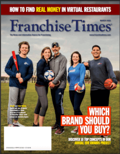 March 2022 cover of Franchise Times.