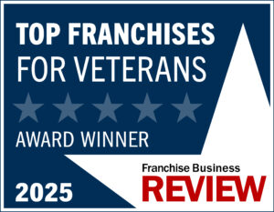 Named a Top Franchise for Veterans by Franchise Business Review